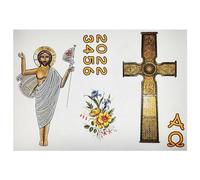 Holyart Candele, ceri, ceretti: Adesivi cero pasquale set B