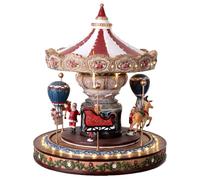Holyart Carillon giostra Animata LED e Musica 30x35x40 cm