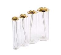 Holyart Cartucce Cera liquida in Vetro per finte Candele, 80 mm (3.15 INC.)