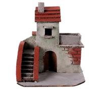Holyart Casa Sughero presepe Napoletano terrazzo 15x15x10 per Statue 4 cm