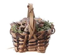 Holyart Cesto con lumache per presepe Fai da Te h Reale 5 cm