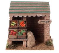 Holyart Chiosco delle verdure presepe 8 cm 15x15x15cm