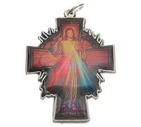 Holyart Ciondoli con croce: Pendente croce Gesù Divina Misericordia