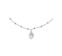 Holyart Collana Sacro Cuore Amen Argento 925 Cristalli cangianti