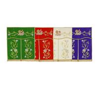 Holyart Conopeo Ricamo Agnello per tabernacolo 50x40 cm, Rosso