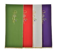 Holyart Coprileggio 100% Poliestere XP Calice Ostia spighe, Rosso