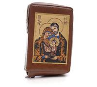 Holyart Custodia liturgia delle Ore 4 Vol. Marrone Sacra Famiglia
