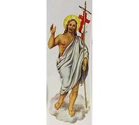 Holyart Decalcomania per Cero Pasquale Cristo Risorto 24 cm