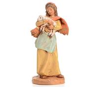 Holyart Donna con pecorella 9,5 cm Fontanini