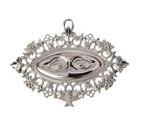Holyart Ex Voto Occhi Traforati Argento 925 o Metallo 13x8 cm
