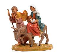 Holyart Fuga in Egitto 16x16 cm Fontanini