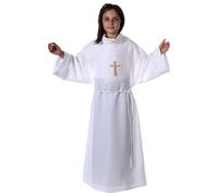 Holyart Kit Prima Comunione Croce cingolo Abitino Coprente in Primis, 125 cm (49 INC.)