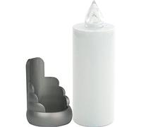 Holyart Lumini votivi: Lumino elettrico Lumada usa getta bianco supporto, luce interm.
