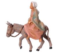 Holyart Madonna Cerca alloggio Asinello Fontanini presepe Pasquale 12 cm