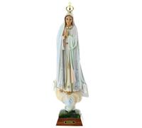 Holyart Madonna di Fatima con Colombe Resina Varie Misure, 45 cm (17.73 INC.)