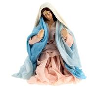 Holyart Madonna presepe Napoletano 10 cm Terracotta Stoffa