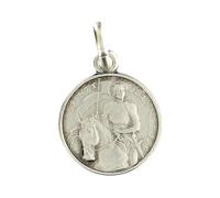 Holyart Medaglia Santa Giovanna d'arco Argento 925 12 mm