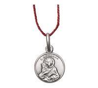 Holyart Medaglia Santa Rosalia Argento 925 rodiata 10 mm