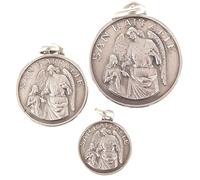 Holyart Medaglietta San Raffaele arcangelo Argento 925, 16 mm (0.63 INC.)