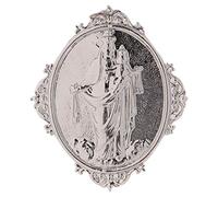 Holyart Medaglione per confraternita Madonna del Carmine, Argentato