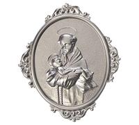 Holyart Medaglione per confraternite Sant'Antonio da Padova, Argentato
