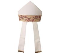 Holyart Mitria gallone Grano e UVA Oro e Rosso Vebi Confezioni, 58 cm (22.8 cm) Circonferenza