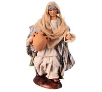 Holyart Pastore con brocca 12 cm Terracotta presepe Napoletano