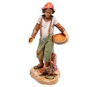 Holyart Pastore con gallina presepe Fontanini 12 cm