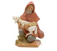 Holyart Pastore in ginocchio con pecora 12 cm Fontanini