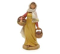 Holyart Pastorella con fichi 12 cm Fontanini