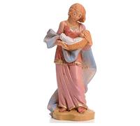 Holyart Pastorella con Neonato 12 cm Fontanini