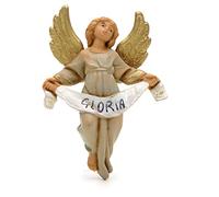 Holyart Presepe Fontanini: Angelo gloria azzurro 6,5 cm Fontanini