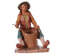 Holyart Presepe Fontanini: Cestaio presepe 12 cm Fontanini