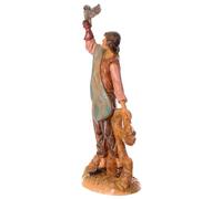 Holyart Presepe Fontanini: Falconiere statuina presepe Fontanini 30 cm pvc