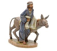 Holyart Presepe Fontanini: Pastore con asinello 19 cm Fontanini