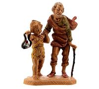 Holyart Presepe Fontanini: Pastore con bambino e lanterna 10 cm Fontanini