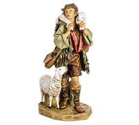 Holyart Presepe Fontanini: Pastore con pecore 65 cm Fontanini resina