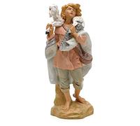 Holyart Presepe Fontanini: Pastore pecora in spalla 19 cm Fontanini