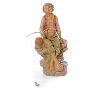 Holyart Presepe Fontanini: Pescatore seduto 30 cm Fontanini