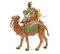 Holyart Presepe Fontanini: Re moro con cammello 12 cm Fontanini