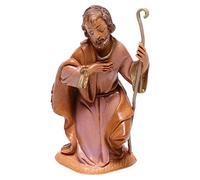 Holyart Presepe Fontanini: San Giuseppe in ginocchio per presepe Fontanini 10 cm