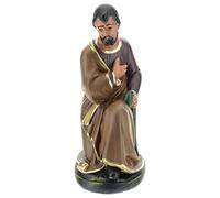 Holyart Presepe gesso Arte Barsanti: San Giuseppe dipinto a mano per presepi Arte Barsanti 30 cm