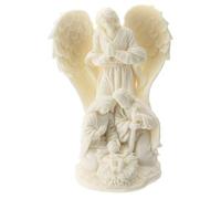 Holyart Presepe Mignon: Natività e Angelo resina bianca 10 cm