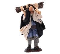 Holyart Presepe Napoletano: Boscaiolo anziano 8 cm presepe napoletano
