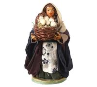 Holyart Presepe Napoletano: Donna cesto in mano 10 cm presepe Napoli