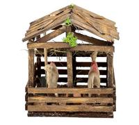 Holyart Recinto con cammelli presepe Napoletano 8-10 cm 15x15x15 cm