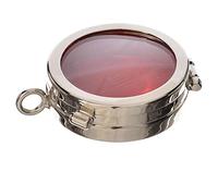 Holyart Reliquiario Ottone Argentato diam. 4 cm