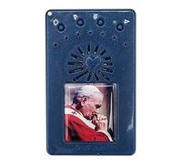 Holyart Rosario Elettronico Blu Giovanni Paolo II Coroncina, con Benedetto XVI