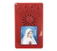 Holyart Rosario Elettronico Rosso Litanie Lauretane, Madonna Medjugorje