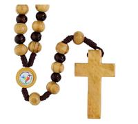 Holyart Rosario Giubileo 2025 Legno d'ulivo